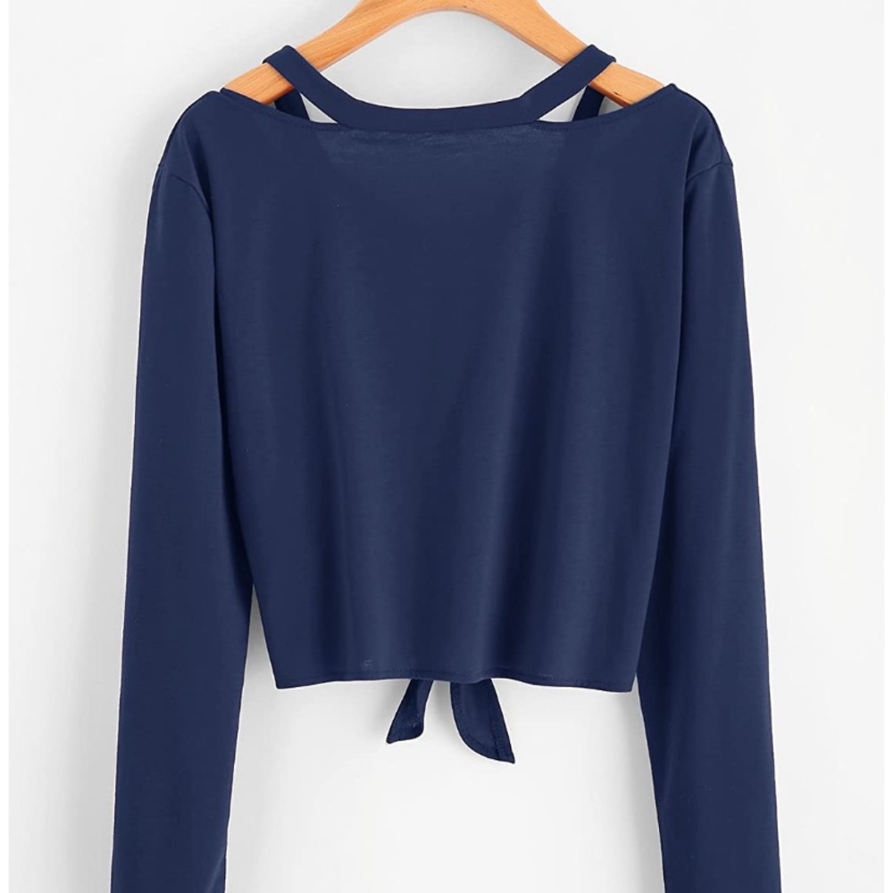 Navy blue very cute blouse